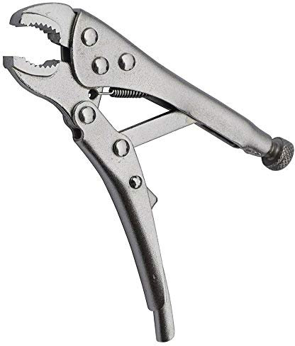 Vetrineinrete® Pinza autobloccante grip 5” con leva di sgancio a scatto apertura regolabile ganasce dentellate autoserranti 14 mm D74
