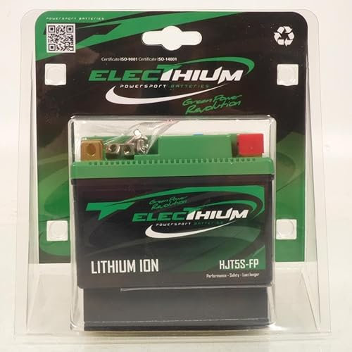 Electhium Lithium Battery for Motorcycle KTM 350 Sx-F 4T 2011 to 2015 YTZ5S-BS / 12.8V 1.6Ah