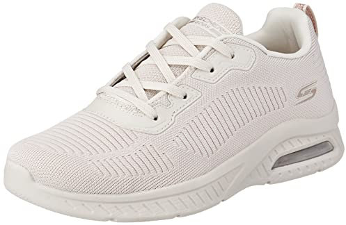 Skechers Damen Squad Air Close Encounter Sneaker, Natur, 36 EU