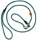 ROMNEYS Moxonleine Durham 6 mm – handgefertigte Retrieverleine & Agilityleine mit Hirschhorn-Zugstopp – Leine & Halsband in einem – Hundeleine Made in Germany (Türkis, 130 cm)