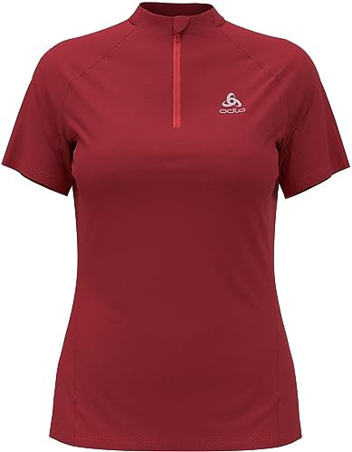Odlo Damen Kurzarm Laufshirt ESSENTIALS, american beauty, M