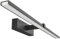 EDO Wandleuchte über Spiegel: Wandlampe Innen, Wandleuchte Innen, Badezimmer Lampe, Dekorative Spiegellampe, ROA LED 60 Sand Schwarz, 4000K, IP44, 60cm Spritzwassergeschützt EDO777246