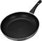 Royalford Fry Pan, 24 Cm - Aluminium Non-Stick Frying Pan Induction Hob Egg Omelet Pan - Saute Pan with 3-Layer Construction & Cool Touch Bakelite Handle, Black, (RF11879)