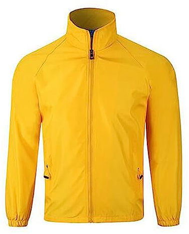 sutelang lurryly Motorradjacke für den Sommer, Herren, lässig, dünn, robust, Tasche, Stehkragen, Langarm, Reißverschluss, Fliege, Jacke, Jeansjacke, Herren, lang, gelb, XXXL