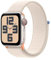 Apple Watch SE (2. Generation, 2023) (GPS + Cellular, 40 mm) Smartwatch mit Aluminiumgehäuse und Sport Loop Armband in Polarstern. Fitness- und Schlaftracker, Herzfrequenzmesser, CO₂ neutral