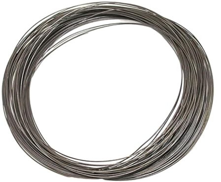 Perfeclan Alambre de tungsteno para Colgar de cerámica, Horno de cerámica, Alambre Colgante, Soporte de Herramientas de Alta Temperatura para Herramientas de, 1mm