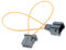ShuoHui 2 Stk Auto Lichtleiter Connector Brückenstecker Most Bus LWL Brücke für Nachrüst und Reparaturarbeiten