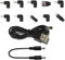 VISSQH USB auf DC 5V Stecker Kabel,10 in 1 USB A auf Hohlstecker,DC Netzteil Adapter Kabel für Router, Mini-Lüfter, Lautsprecher und weitere 5-V-Geräte(5.5x2.1mm)