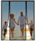 Moustiquaire Baie Vitree Coulissante Magnétique,Noir Moustiquaire Magnétique pour Porte,Deux côtés ouverts Rideau Porte Anti Insectes Mouche Moustique, pour Couloirs, Portes,120(30/60/30) x180cm