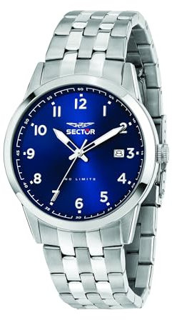 Sector No Limits Orologio Uomo, Tempo, Data, Analogico, 41 mm, Collezione 660, Regalo Laurea Uomo