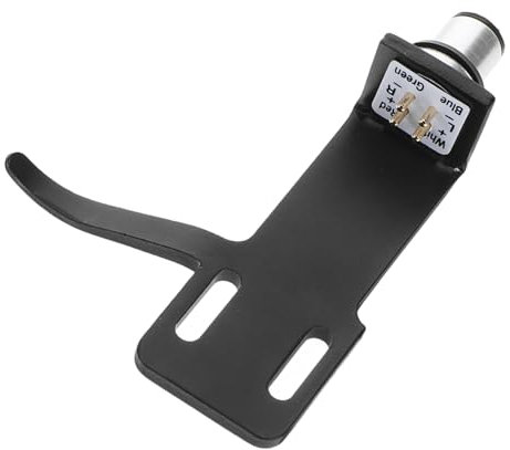 TOYANDONA Ersatz-plattenspieler Headshell Aus Aluminiumlegierung Langlebig Einfache Installation Verbessert Klangqualität Kompatibel Mit Phonograph Tonabnehmern Schwarz