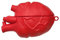 PLXBYC for Bose Ultra Open Earbuds New Case(2024),Cute Creative Heart Design Silicone Protective Cover for Bose Open Ear Wireless Earbuds with Carabiner (Red)