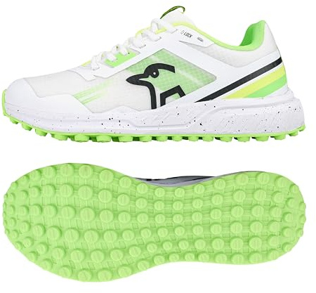 Kookaburra KC 2.0 Rubber Sole Cricket Shoe - Yellow/Green