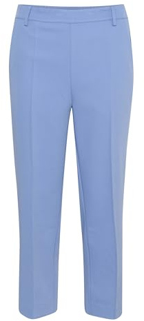 KAFFE Hose KAsakura Damen Hose 3/4 Capri Casual Arbeitshose Gerades Bein Freizeithose High Waist Caprihose 40, Ebb and Flow