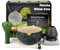 Kit de Ceremonia Japonesa del Matcha de 7 piezas, Batidora de Matcha de Resina Verde, Cuenco de Matcha, Cuchara, Colador, Portacucharas, Soporte para la Batidora, Juego Completo de Matcha