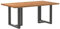 Xichuzi Esstisch Hellbraun 180x100x74 cm Massivholz Eiche Rechteckig, Küchentisch, Esszimmertisch, Dining Table, Kitchen Table, Esszimmer Tisch, Sitzecke, Essen Tisch -3304387