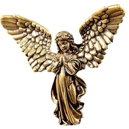ERINGOGO Brass Cupid Statue Flügel Figurine Für Glück Und Liebe Dekoration Für Und Schreibtisch Und Zuhause