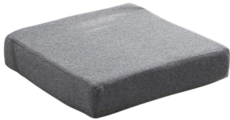 FSLLWGWG Memory Foam Stuhlkissen,rutschfest Cozy Sitzkissen | Formstabiles Sitzkissen | Sitzerhöhung | Abnehmbarer, waschbarer Bezug | 40 x 40 x 5cm (Dunkelgrau)