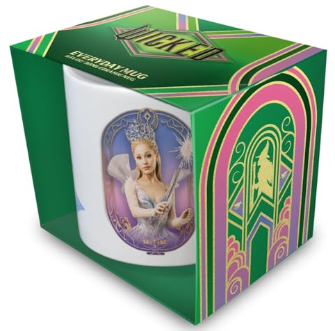Pyramid International Wicked 2 (Glinda) weiße Tasse, 315 ml, weiße Keramiktasse, offizielles Lizenzprodukt, Wicked Drinkware, Einheitsgröße