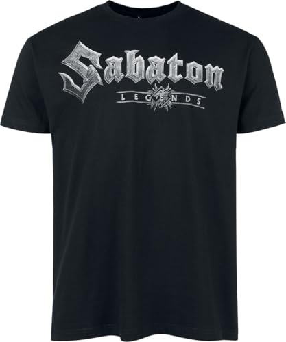Sabatons Legends Männer T-Shirt schwarz Band-Merch, Bands