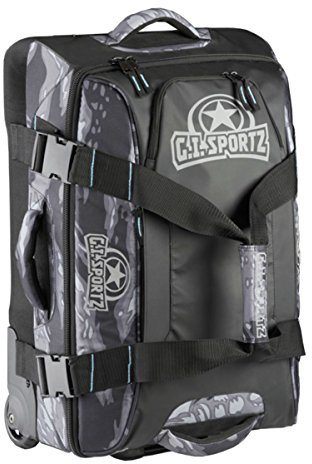 G.I. Sportz Fly'r 2.0 Paintball Tasche Roller Bag, grau-blau