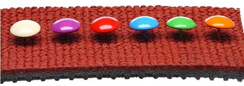 polanik Anlaufmarkierung Set | Ideal für Weitsprung, Dreisprung, Hochsprung | Kräftige Farben | Zum Einstecken in den Boden | 6er Set | Leicht zu sehen