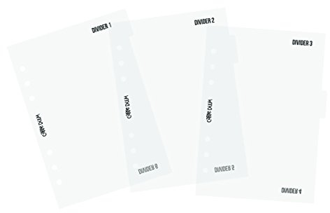 Carpe Diem A5 Divider Templates, Medium