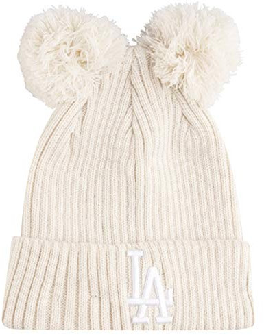 New Era Damen Wintermütze Double Bobble Beanie - LA Dodgers