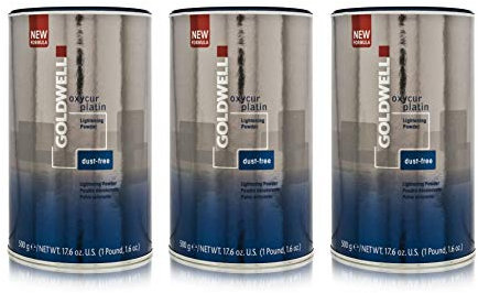 Goldwell 3 er Pack Goldwell Oxycur Platin Dustfree Bleach 500 g