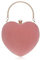 NICOLE&DORIS Pochette Soirée Sac soirée pour Femmes Sac de Banquet Chaînes d'Epaule Sac bandoulière pour Mariage Rose Clair
