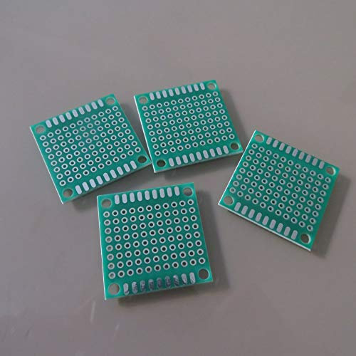 20stk 3x3cm Mini Lochraster Punktraster Lötplatine Lötplatte Lochrasterplatte Prototype Paper PCB Platine Leiterplatte Universal Experiment Matrix Circuit Board FR4 Fiberglass