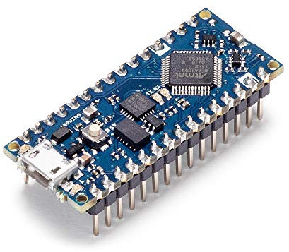 Arduino Nano Every with Headers [ABX00033] - Placa compacta con microcontrolador ATmega4809, Ideal para proyectos electrónicos, prototipos DIY y Aplicaciones IDE.