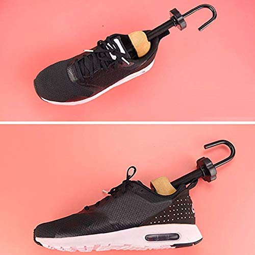 XJZHANG Einstellbare hölzerne Schuhspanner Männer Frauen Premium Schuhspanner Robuste hölzerne Spreizer Breite und Länge,42~46