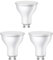 ledscom.de 3 Stück GU10 LED Leuchtmittel, PAR16, warmweiß (2700 K), 7 W, 630lm, 103°, matt