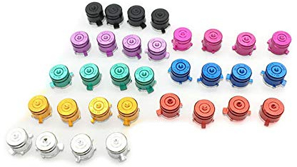 Boutons de rechange en métal pour manette de PS4 (vert)