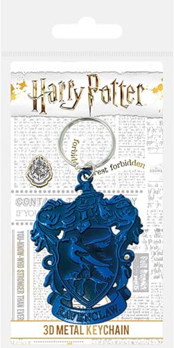 The Art Group Harry Potter (Ravenclaw Crest) Porte-clés en métal, Dark Blue, 6CM Mixte