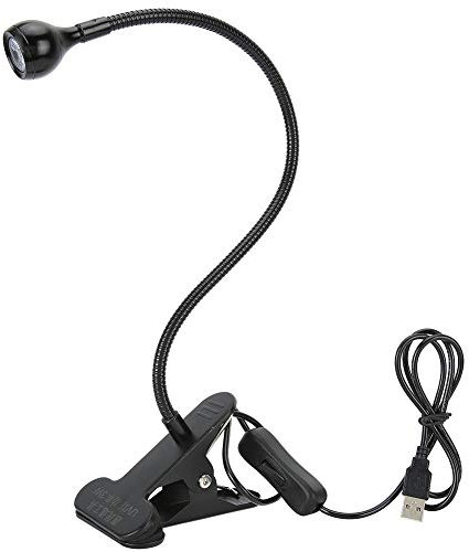 Lampe de polymérisation de colle UV, lampe de colle UV USB 3W LED ultraviolette lumière violette USB avec clip et interrupteur, large pour la réparation de téléphones ou la détection d'agent fluoresce