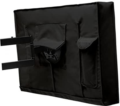 Cabilock Housse de pour Écran de Télévision D'extérieur 22- Pouces Résistante Aux Intempéries avec Sangles en Tissu