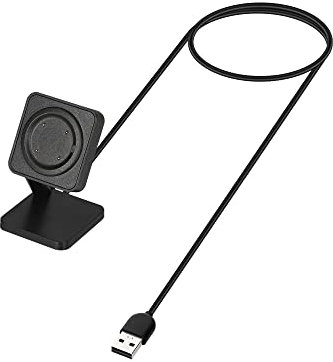 kwmobile USB Ladegerät kompatibel mit Polar Vantage V / V2 / V2 Shift/Vantage M/Ignite/Grit X - USB Kabel Charger Stand - Smart Watch Ladestation - Docking Station - Ladekabel mit Standfunktion