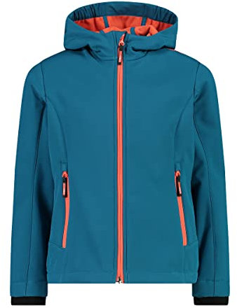 CMP, Kid Gjacket Fix Hood,Tiefer See Campari,104