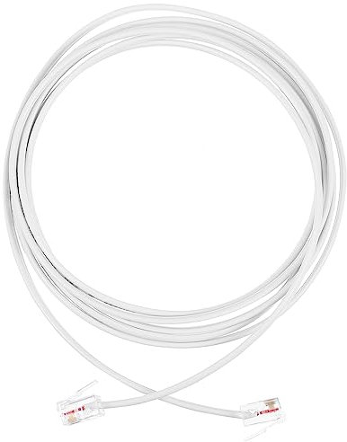 WHAMVOX 2m Cavo Di Rete Fissa Metri Filo Telefonico Piatto Per Collegamento Segnale Telefonico Accessori Per Rete Fissa Filo Di Collegamento Per Telefono