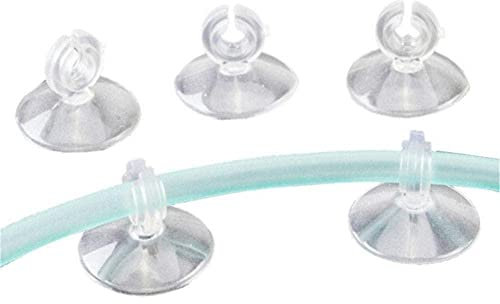 ZIRYXQ 10 Stück Kunststoff-Saugnäpfe für Aquarien, Saugnapf, Rohr, Draht für Glasfisch-Sauger, gebrauchte Versorgung