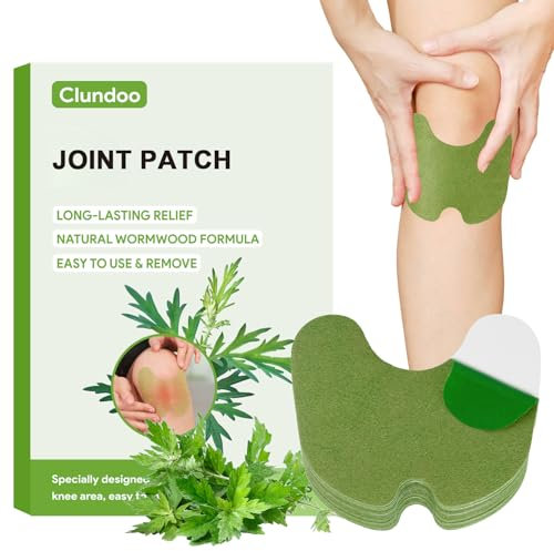 Clundoo 36 Stück Schmerzlinderung Patch, Pain Relief Patch, Moxibustion Schmerzlinderungspflaster für Knie, Rücken, Nacken, Schulter