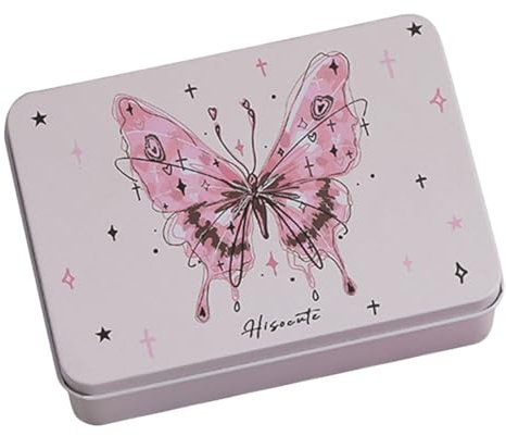 OFFSCH Kleine Blechdose mit Deckel Eisen Aufbewahrungsbox für Süßigkeiten und Kekse Geschenkbox für Weihnachten Familien und Robuste und Stilvolle Designlösung