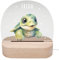 DEL MÀ Unique & Personal Personalisiertes Schildkröte Nachtlicht Kinder & Babys Babyzimmer Deko Kinderzimmer Nachtlampe Mädchen Jungen Kinderlampe Inkl. Holzfuß & Netzteil