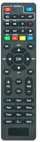 Telecomando di Ricambio Adatto Per Humax Tivumax 3x00S2 360x/380x Series,HD-3X00S2 HD-3800S2 HD-3801S2 HD-3601S2 HD-3600S2 HD3X00S2 HD3801S2 HD3601S2 HD3600S2 HD3800S2