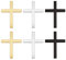 AHANDMAKER 6 Kreuz-Aufkleber, Kreuz-Aufkleber Für Auto, Wand, Laptop, Kreuz In Gott, Fensteraufkleber, Kreativer Auto-Logo-Dekorationsaufkleber, Legierungs-Autoaufkleber