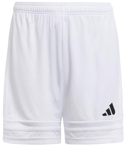adidas Unisex Kinder SQUADRA25 Short Kids, White/White/Black, 7-8 Years