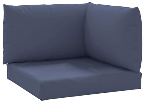 vidaXL Palettenkissen 3 STK. Marineblau Oxford-Gewebe