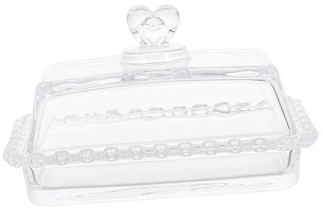 HOLIDYOYO Plateau à Gâteau Verre avec Couvercle Transparent Assiette De Présentation pour Desserts Et Gâteaux pour Fêtes Et Événements